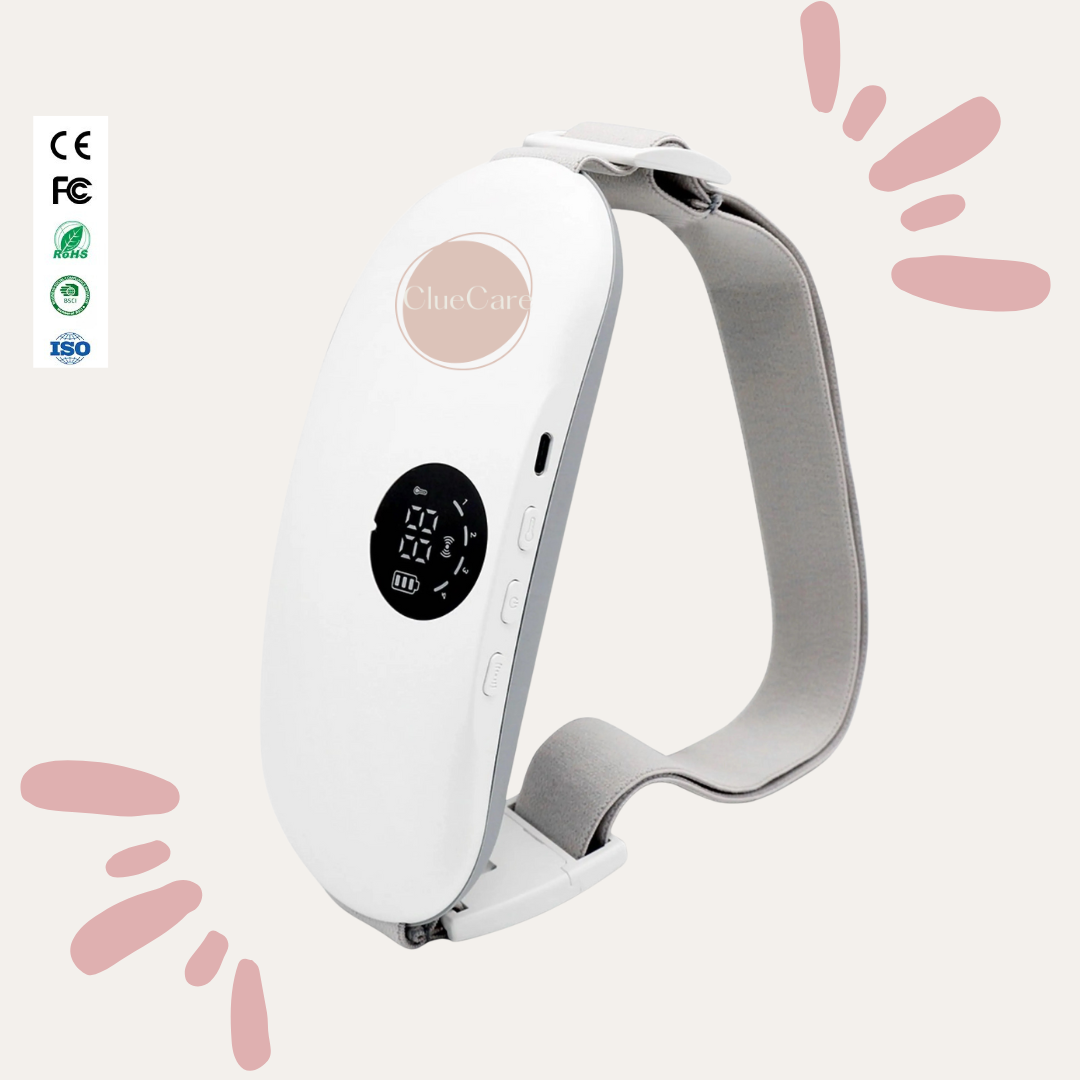 Ceinture menstruelle ClueCare chauffante et massante