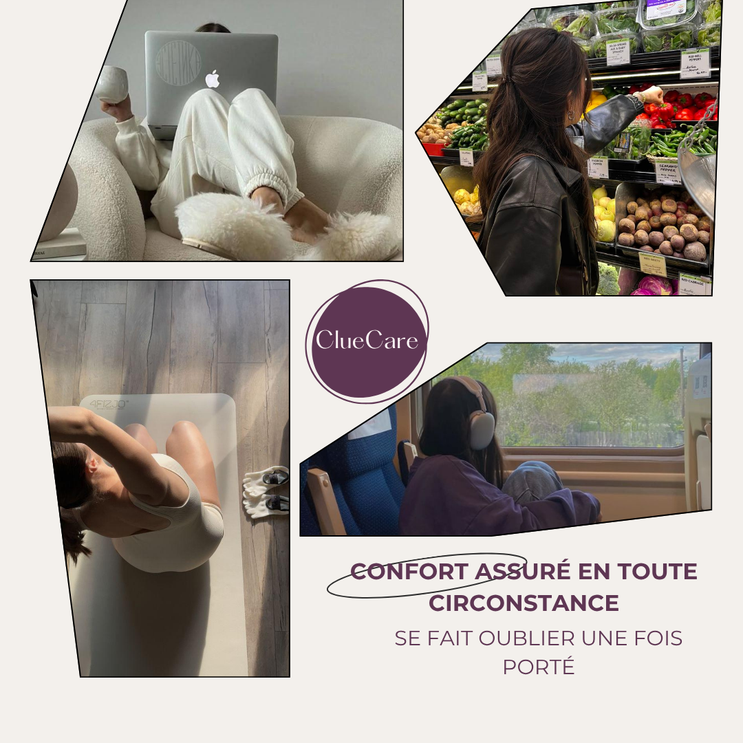 Ceinture menstruelle chauffante et massante