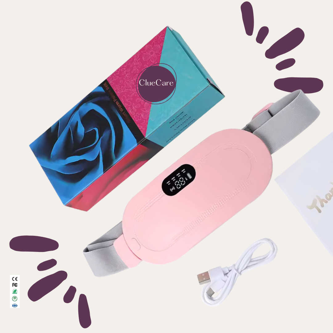 Ceinture menstruelle chauffante et massante